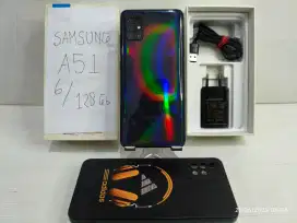 Samsung A51 6/128 Gb Mulus 96% (Dus Ori vivo) bs TT/BT yah..
