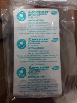 Obat Kolesterol Paten 'LIPITOR 40MG'