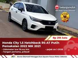 [ LOW KM ] Honda City 1.5 Hatchback HB RS AT Putih 2021/2022