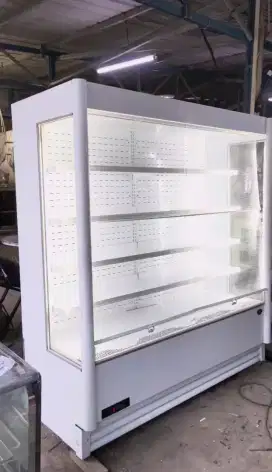 Open multideck chiller 183x73x200 cm merk Sanden Intercool dispay buah