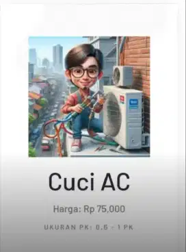 Service ac service kulkas service mesin cuci terdekat