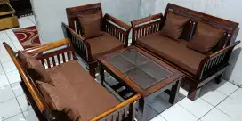Kursi Jati Minimalis Brown