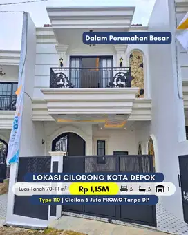 Rumah mewah 2 lantai di GDC