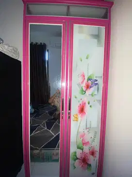 Di jual Lemari alumunium 2 pintu