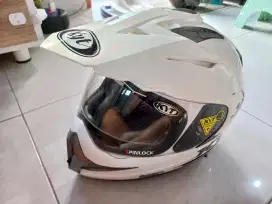 HELM KYT ENDURO SUPERMITO WARNA PUTIH
