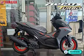 [ Motor Baru ] aerox turbo abs keyles conected abu abu