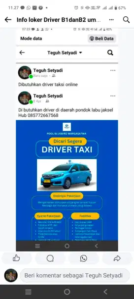 Dibutuhkan driver