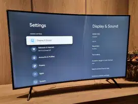 Samsung 55 UHD 4K Curved Smart TV NU7300 Series 7 Kondisi Bagus