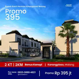 RUMAH MALANG 2 LANTAI VIEW 3 GUNUNG DAN KOTA BATU