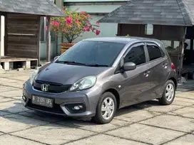DP 10jt !! HONDA BRIO E CVT 2017 MATIC AT MURAH !!