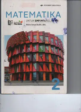 Buku Matematika SMP Kelas 8 Kurikulum Merdeka Jilid 2 Erlangga