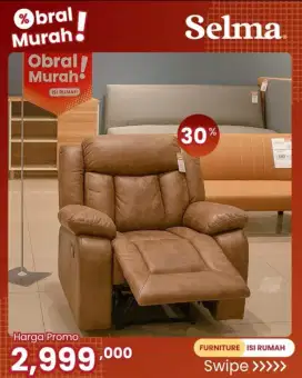 Sofa Goyang+ Recliner Selma/Informa