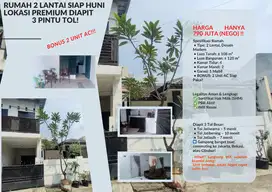 [DIJUAL] Rumah 2 Lantai Strategis – Dekat 3 Pintu Tol | Bonus AC |
