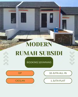 Rumah subsidi parakan muncang spek premium kokoh dan siap huni