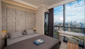 Sewa apartemen menara jakarta Kemayoran 2 BR full furnish lantai 26