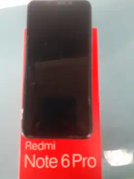Jual Hp Xiomi  Redmi note 6 pro only batangan + dus, Bekas, knds Bgs