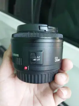 Lensa Fix Canon 50mm f/1.8 muluss doff