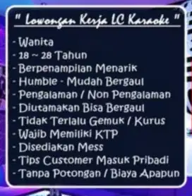 LOKER LC JAKARTA