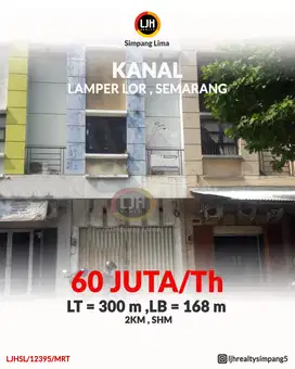 Ruko Murah di Kanal Dekat Pasar Peterongan Semarang