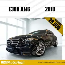 DP10% [Km28.000] E300 AMG 2018 Black Reg 2019 #AUTOHIGH