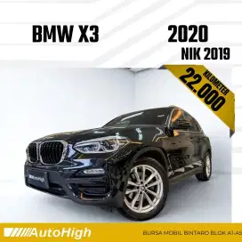 DP10% [Km22.000] X3 S-Drive Luxury 2019 Black Reg 2020 #AUTOHIGH