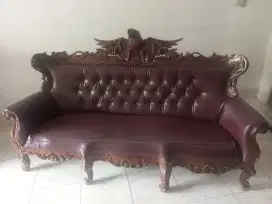 Dijual sofa mewah bekas ukiran klasik