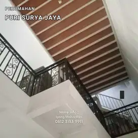 Rumah Dikontrakkan Sidoarjo Puri Surya Jaya 2 Lantai Full Renovasi