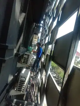 Jasa service AC netes air / AC bunga es ke rumah