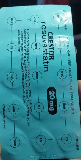 Crestor 20 mg original