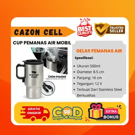 CUP GELAS ELEKTRIK STAINLESS UNTUK MOBIL