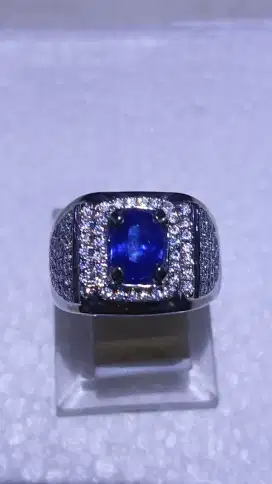 Batu cincin blue safire