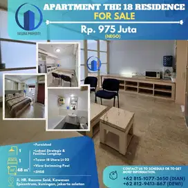 For Sale, Apartment The 18 Residence, 1 Br, L48, Furnished, SHGB