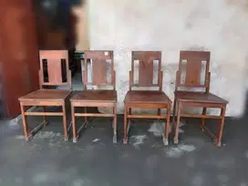 4 Kursi Makan Jati