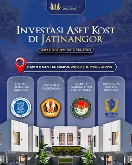 JUAL Kosan JATINANGOR (6 KAMAR) Dekat (Kampus UNPAD-ITB) Kost, Bandung