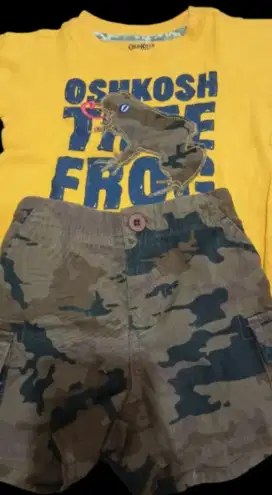Setelan baju anak oshkosh original
