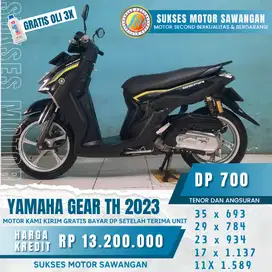 DI JUAL YAMAHA GEAR 125 TH 2023 CASH KREDIT ATAU TUKAR TAMBAH
