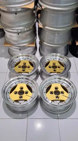 Velg advan A3A. R14×6in. Pcd 4×114. ET6. Original. Made in japan.