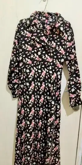 Dress gaun wanita bunga