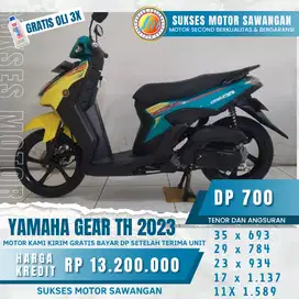 FREE OLI 3X DAN GARANSI SERVICE 1 THN YAMAHA GEAR 125 TH 2023