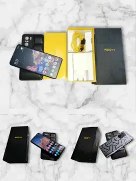 Poco F3 5G fullset 8+8/256 nego n tt