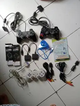 Stick PS2&1 Analog ORI-Vintage,Konverter PS1&PS2,Kabel AV/RCA PS1&PS2