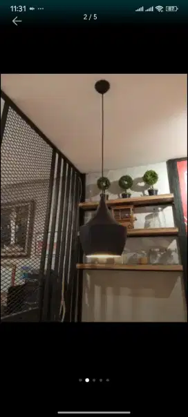Lampu Gantung bekas resto bisa nego
