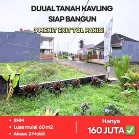 Tanah Lokasi Pakis 5 Menit Exit Tol Pakis