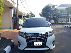 Dijual Toyota Alphard 2.5 G A/T 2016 – Putih Metalik, Siap Pakai!