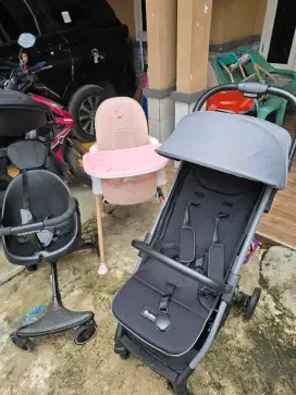 Stroler dan kursi makan anak