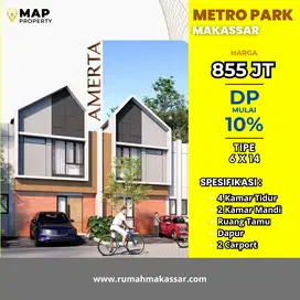 Rumah Murah 2 lantai di Makassar dekat Kampus UNHAS & UKIP 800 Jt-an