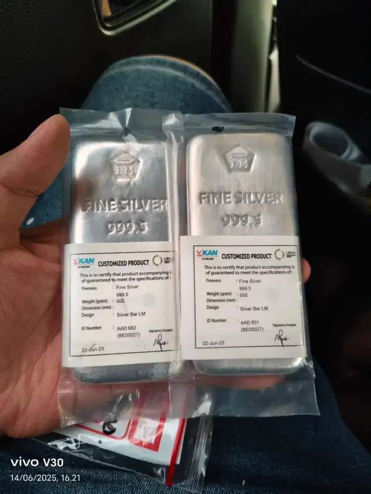 Perak antam 500gram