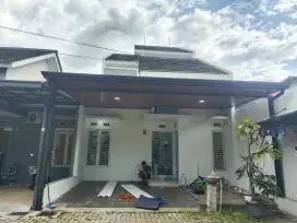 Kanopi alderon singgle layer lengkap list profil + plafon pvc