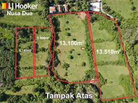 Dijual Tanah residensial di Jalan Bingin Sari, Jimbaran.