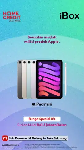 Ipad mini, Cicilan 0% Cukup KTP